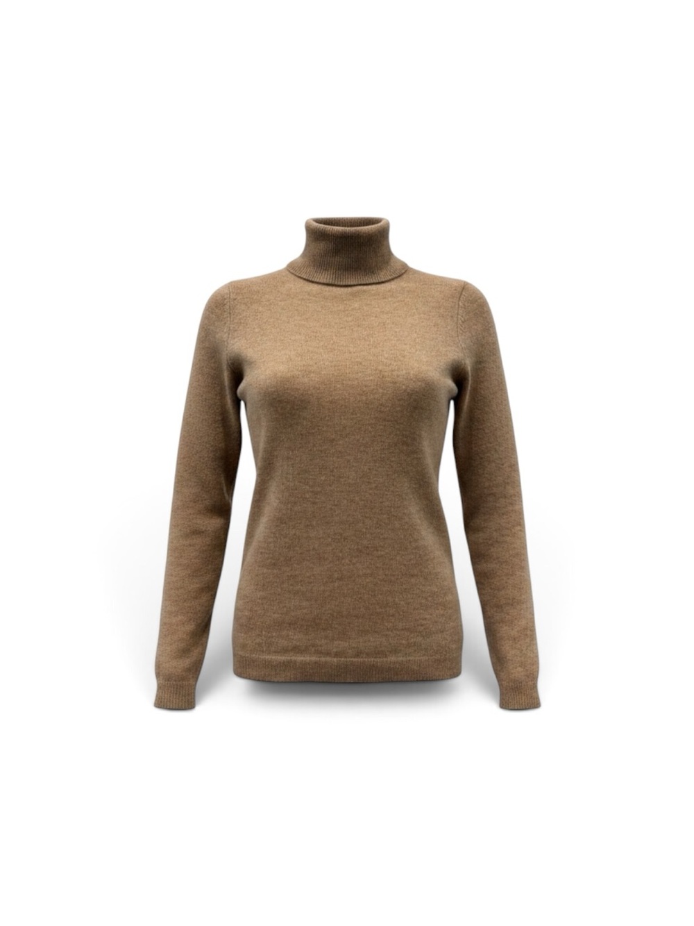 Charter Club Camel Brown Turtleneck Luxury Cashmere Sweater